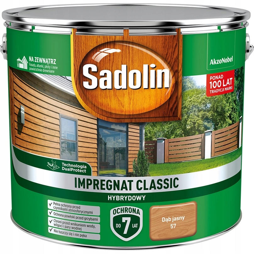 

Sadolin Classic- impregnat, dąb jasny, 9l