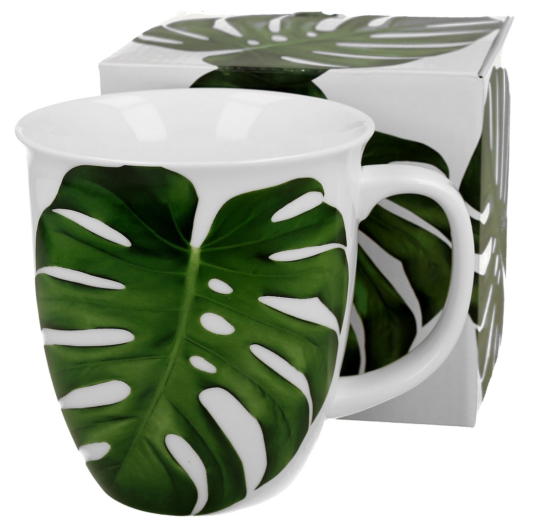 

Duży kubek porcelanowy Monstera 650ml