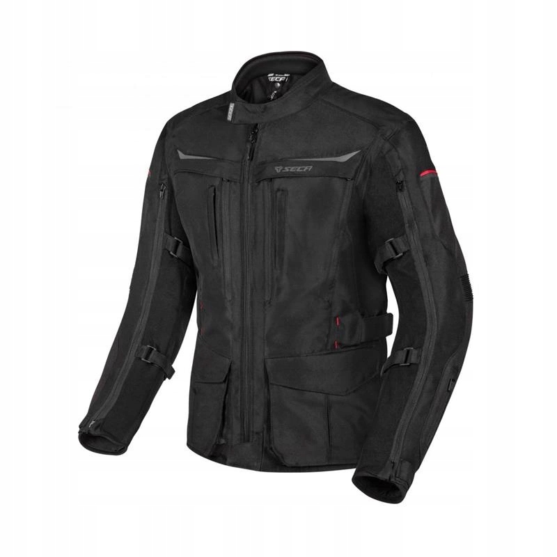 Turistická motocyklová bunda Seca Discovery Black čierna pánska Darčeky