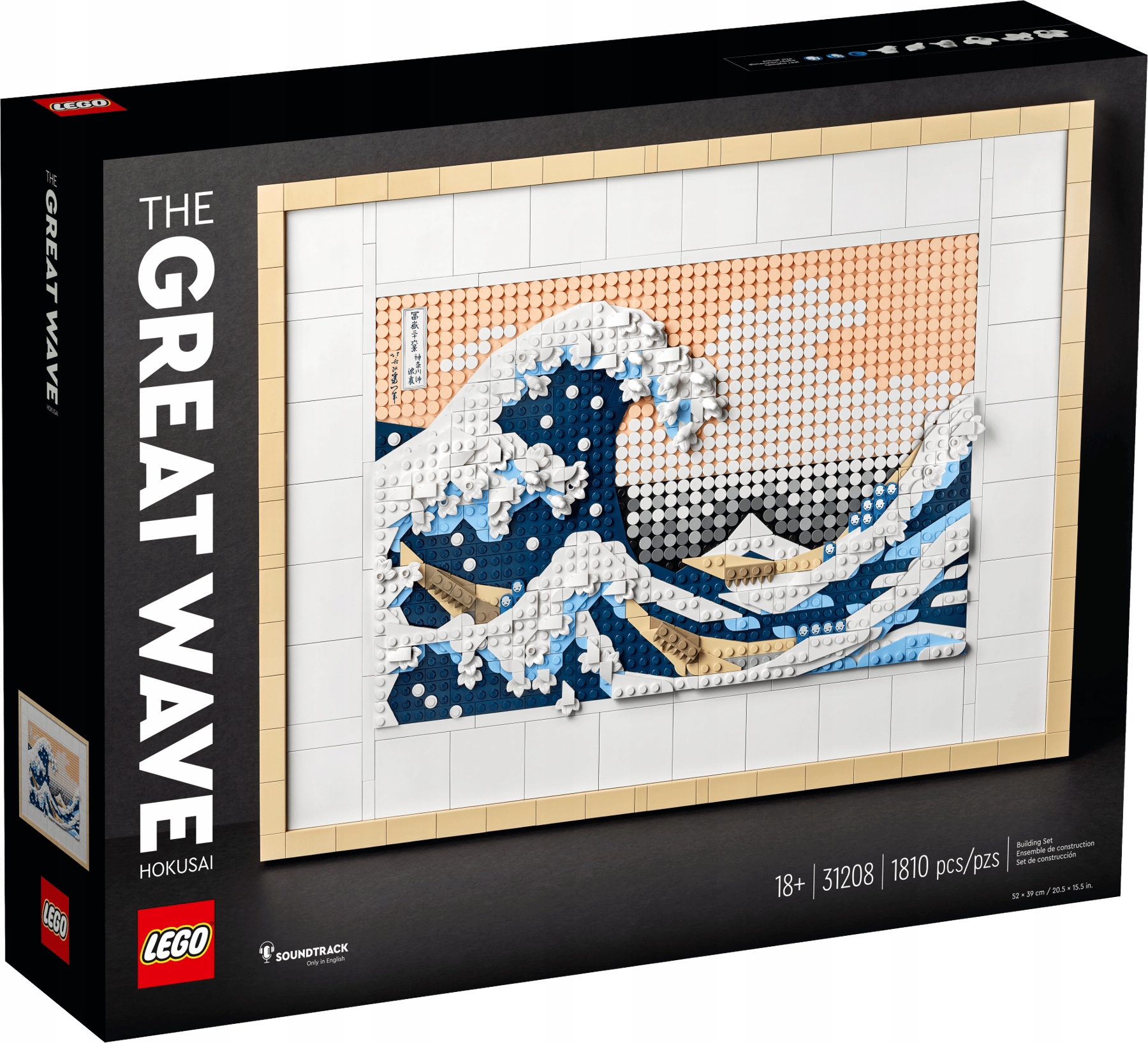Lego Art 31208 Hokusai Velká Vlna, Stavebnice