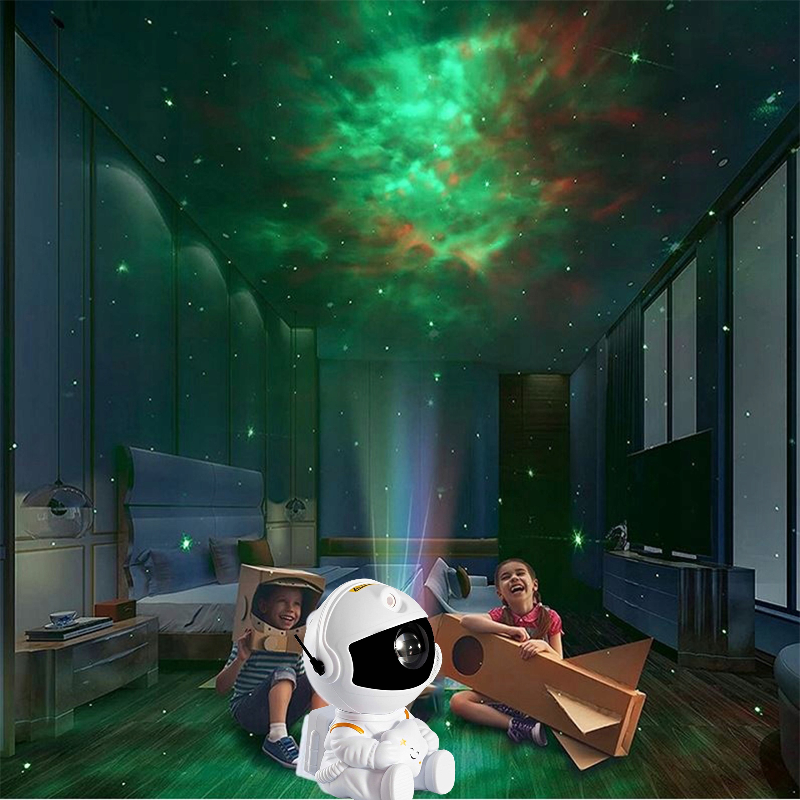 PROJEKTOR GWIAZD ASTRONAUTA LAMPKA NOCNA DLA DZIECI RZUTNIK LASEROWY PILOT Rodzaj gwintu zintegrowane źródło LED