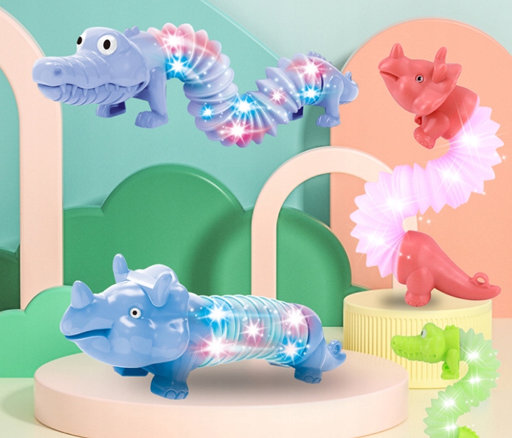 GĄSIENICA SENSORYCZNA ANTYSTRESOWA POP TUBE LED Rodzaj gniotki