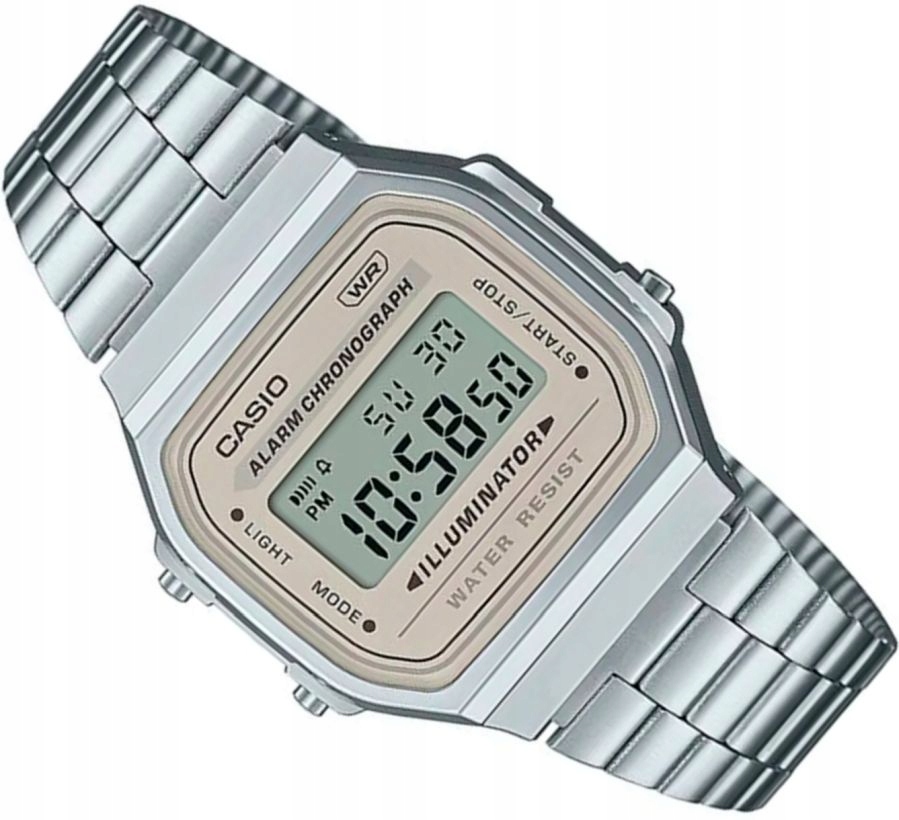 Nové Pánské Hodinky Casio Vintage Elektronické A168WA-8A Data Led Box