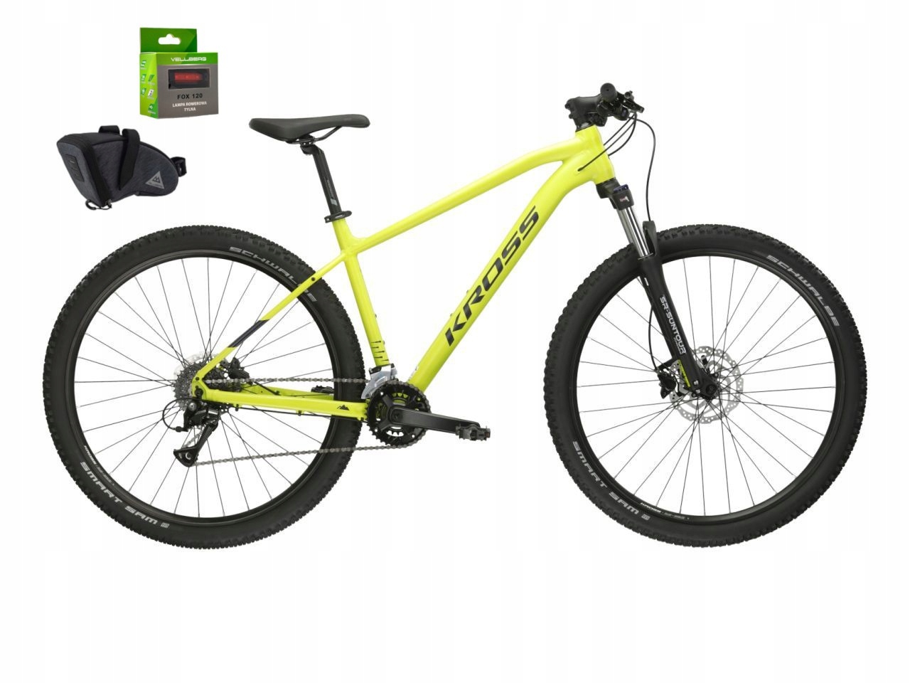 Rower 29 Kross Level 1.0 M 17" Altus Ht hydr. limonkowo-czarny