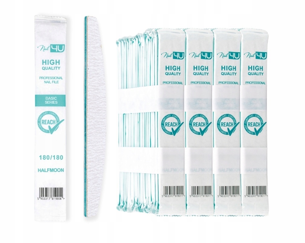 Pilnik papierowy łódka Nail4U Basic 180/180 100 szt.