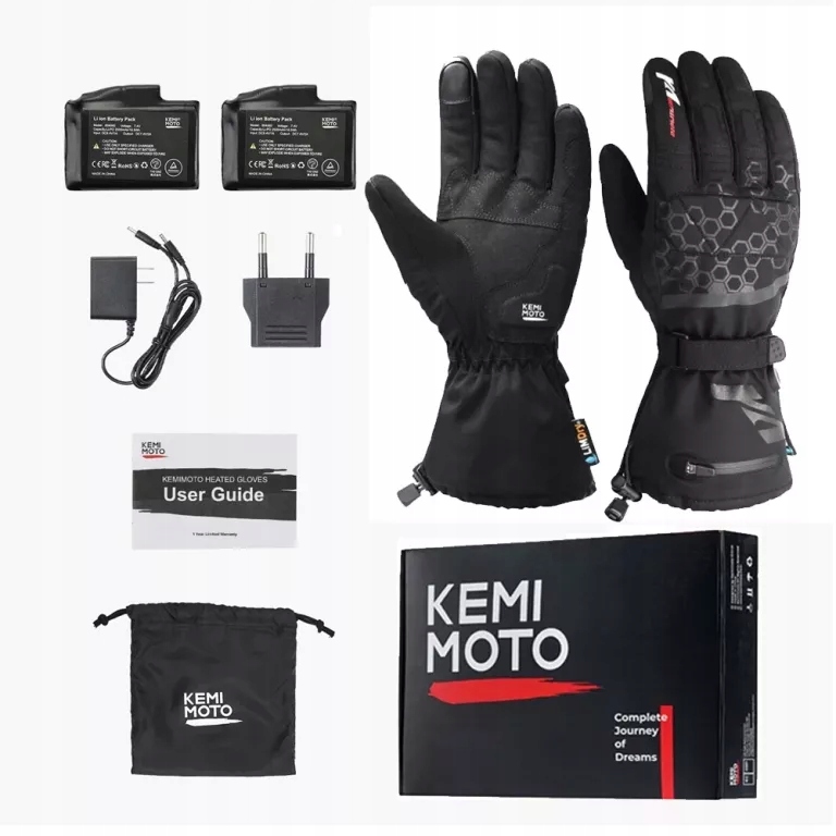 Rukavice Kemimoto černé vel. XL