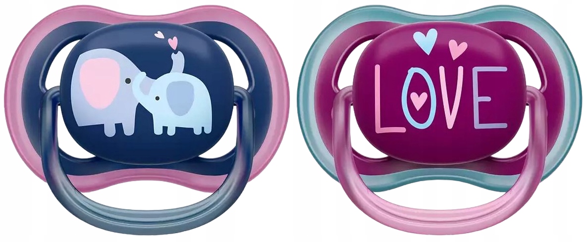 PHILIPS AVENT 2x SMOCZEK ULTRA AIR ODDYCHAJĄCY ORTODONTYCZNY SILIKON 18M+ Kod producenta SCF349/22