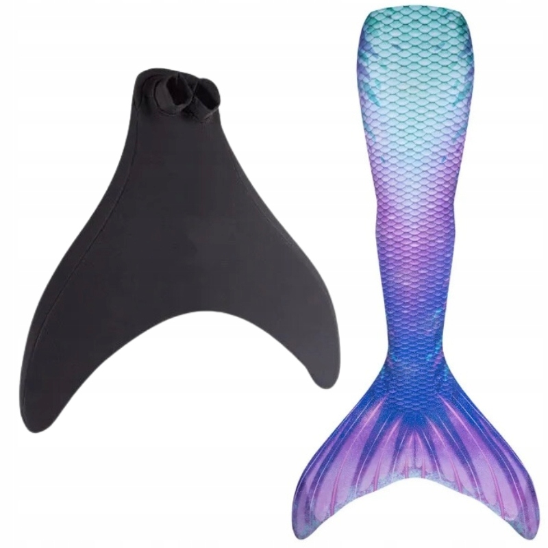 ARIELKA MONOPŁETWA PŁETWA SYRENI OGON SYRENY STRÓJ MONOFIN DLA DZIECI Wiek dziecka 0 +