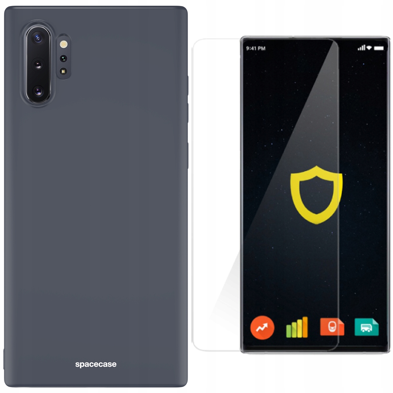 

Etui Matowe Spacecase Do Galaxy Note 10+ Folia