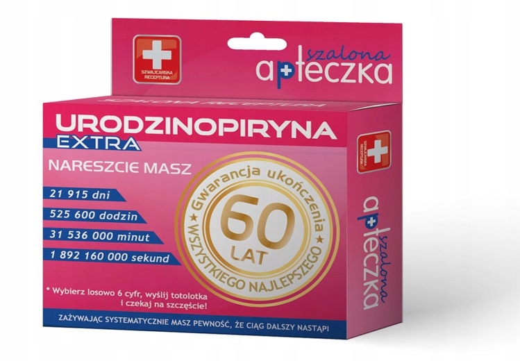 

Magiczne Tabletki Urodzinopiryna Na 60 Urodziny