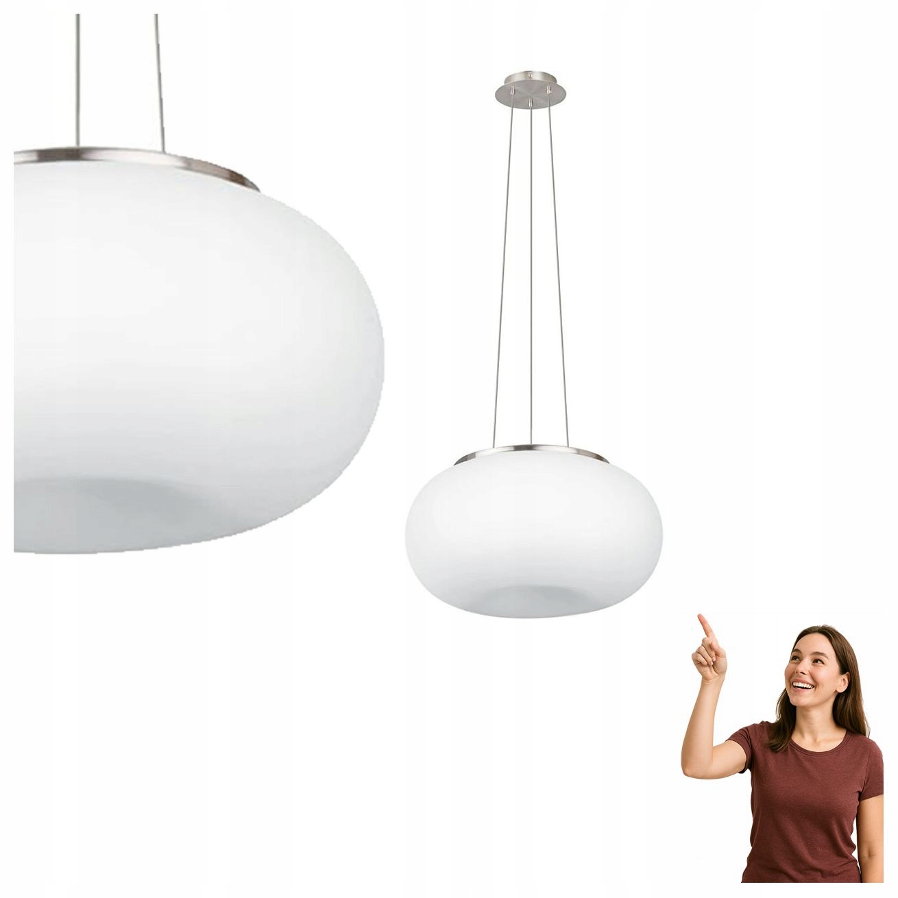Závesná lampa Optica 86814 Eglo