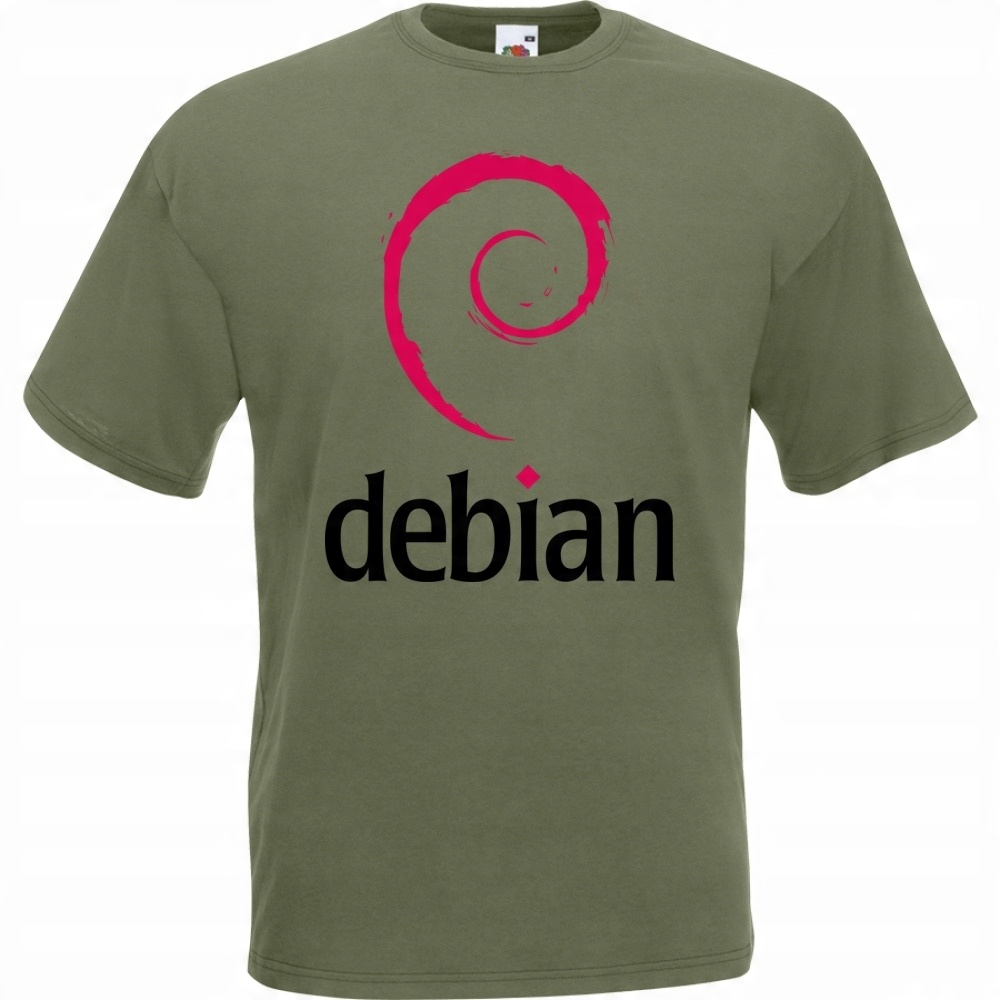 

Koszulka z nadrukiem debian logo It informatyk XL