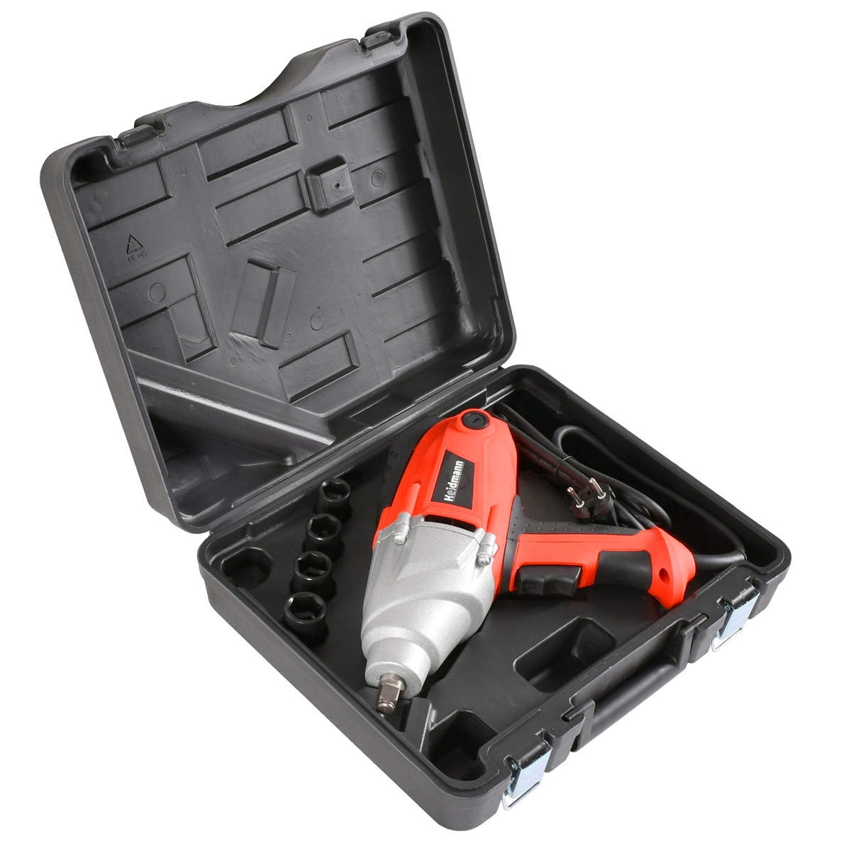 KLUCZ ELEKTRYCZNY UDAROWY DO KÓŁ 800Nm LCD 1/2" NASADKI CRV Informacje dodatkowe walizka transportowa w zestawie