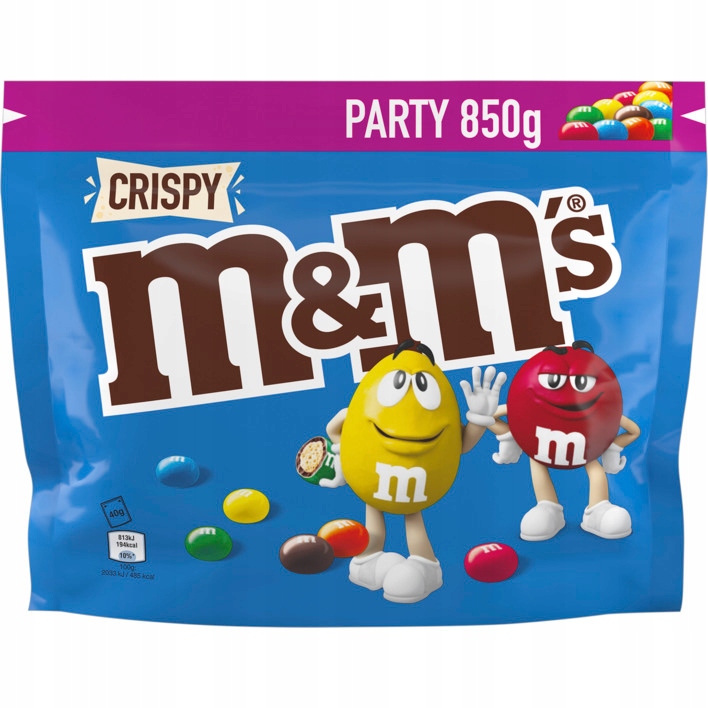 M&M's Crispy 374g FAMILY PACK - - 100g