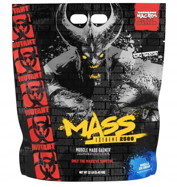 Mutant Mass Extreme 2500 Gainer vanilková zmrzlina 5450 g