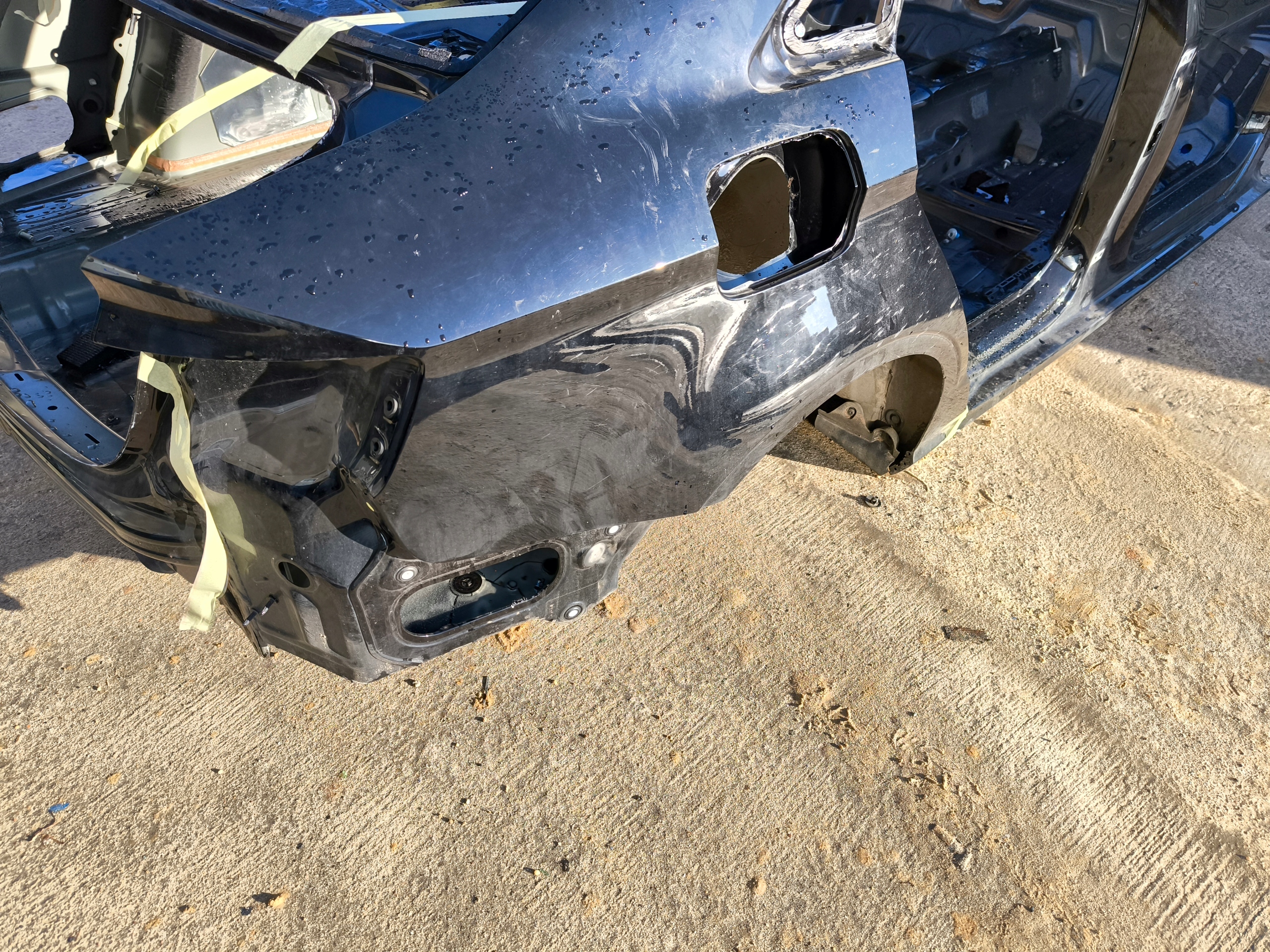 quarter threshold fender right rear part AUDI A3 8V sedan original !!!