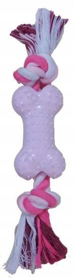 

Zabawka gryzak pies sznur bawełna lina kość 24cm
