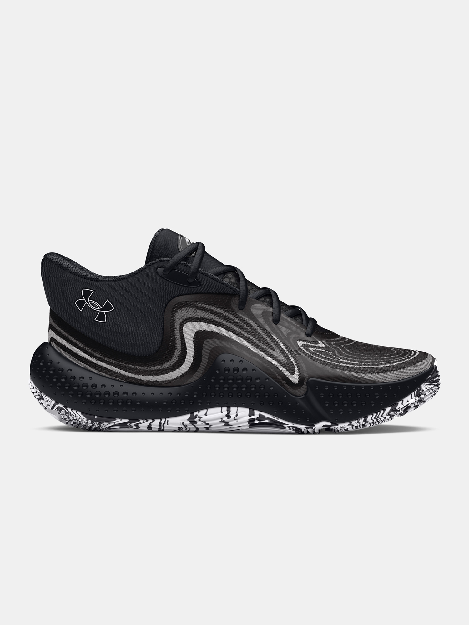 Under Armour Unisexové boty Ua Spawn 6 Mid černá