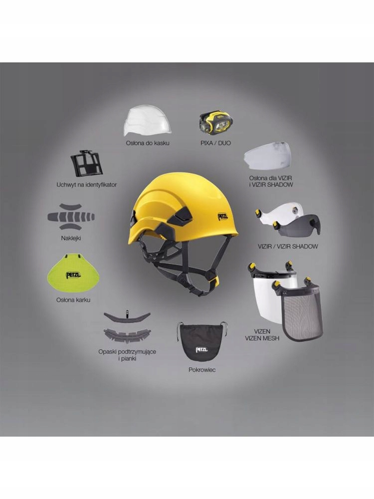 Kask Petzl Vertex Vent budowlany do pracy Kask ochronny Niebieski Model Vertex Vent