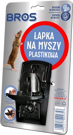 

Bros Łapka Na Myszy Plastikowa