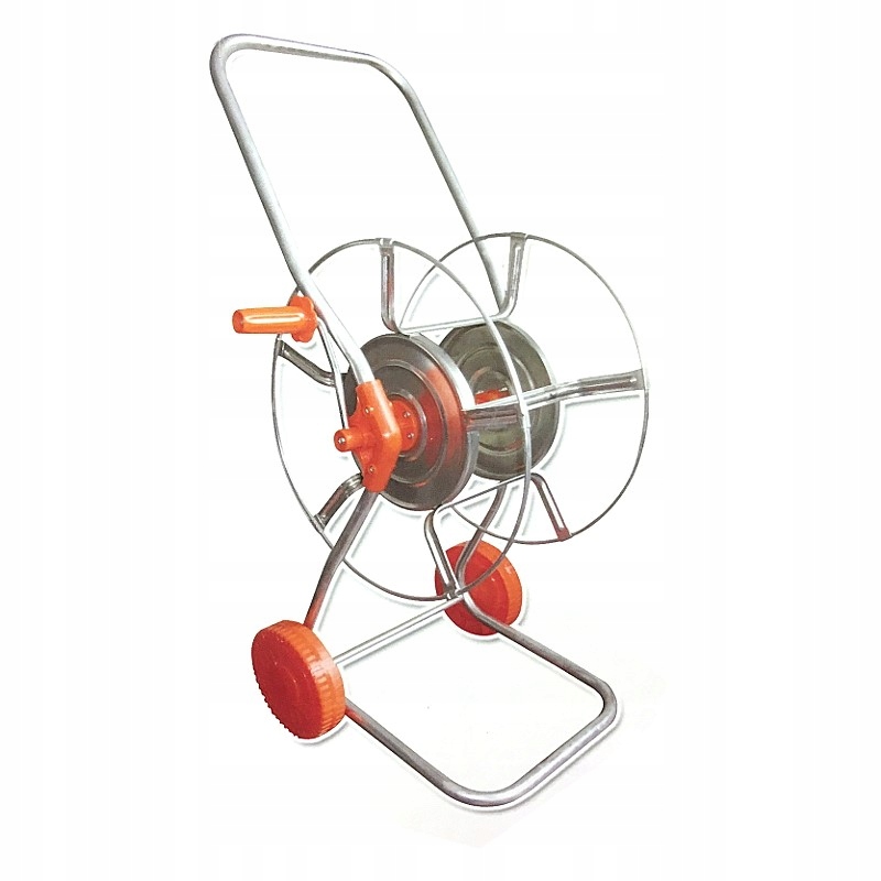 Aqbau vozík na zahradní hadici 1/2' 100 m kovový 2 kola pevná konstrukce