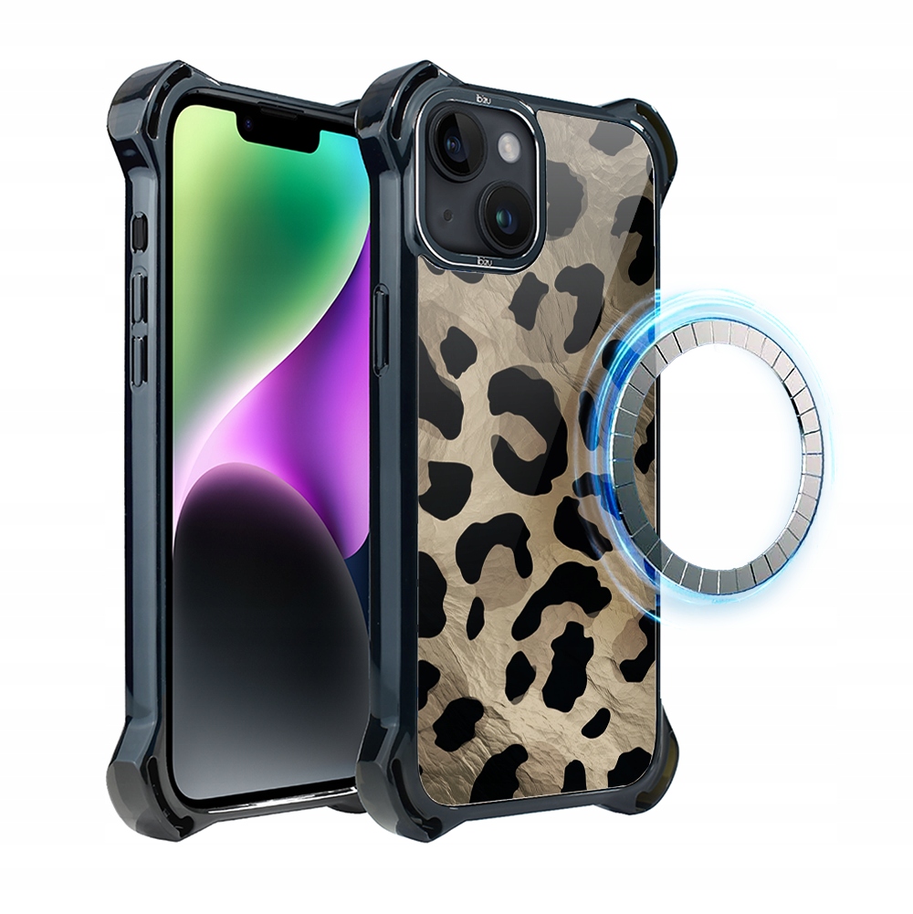 Pouzdro Ibizu DropGuard Ultra s MagSafe pro iPhone 14 Plus, barva Wild Leopard