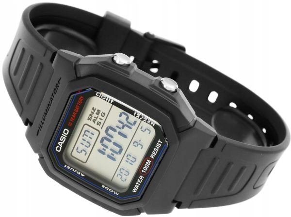 Sportovní Pánské Hodinky Casio W-800H-1AVES Retro Klasika S Podsvícením