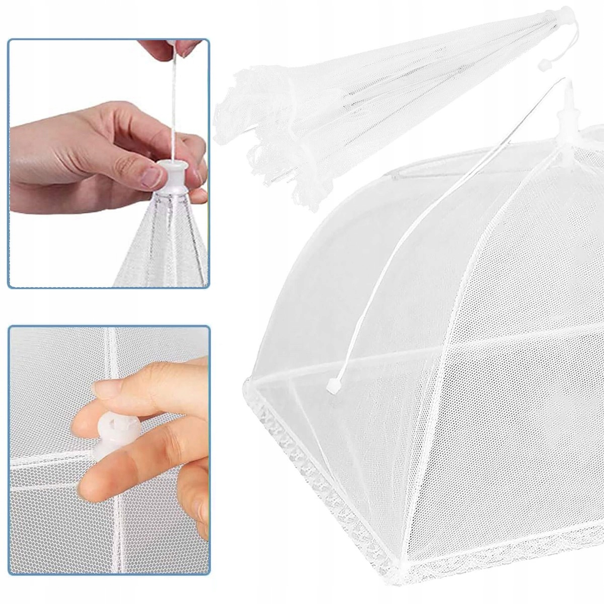 OSŁONA NA JEDZENIE OWOCE ŻYWNOŚĆ MOSKITIERA SIATKA KLOSZ PRZED OWADAMI GRIL Linia MOSKITIERA OSŁONA NA JEDZENIE GRILL OWOC