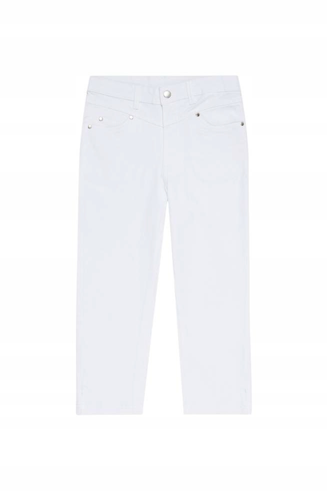 MOODO SPODNIE RYBACZKI L-SP-3407 WHITE; XS Stan (wysokość w pasie) średni