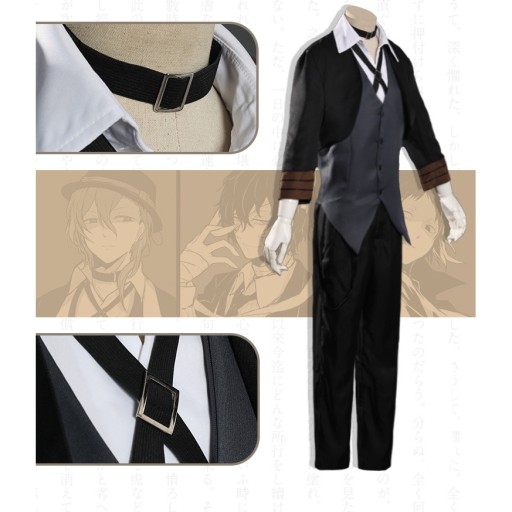 Stray Dogs Nakahara Chuuya Costume Cosplay Marka inna