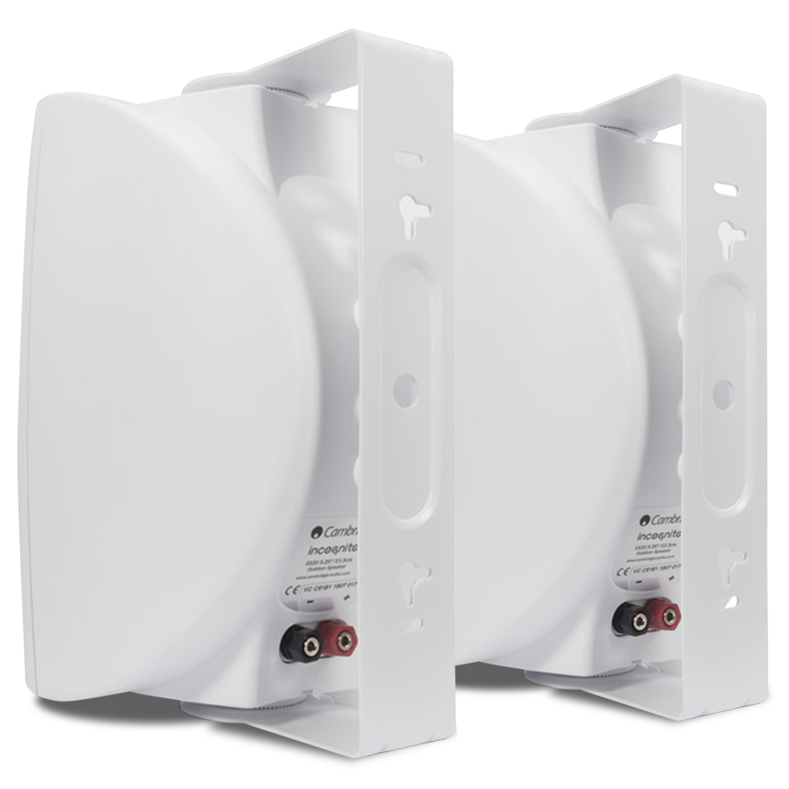 GŁOŚNIKI ZEWNĘTRZNE WODOODPORNE NAŚCIENNE CAMBRIDGE AUDIO ES20 PARA BIAŁE Stan opakowania oryginalne