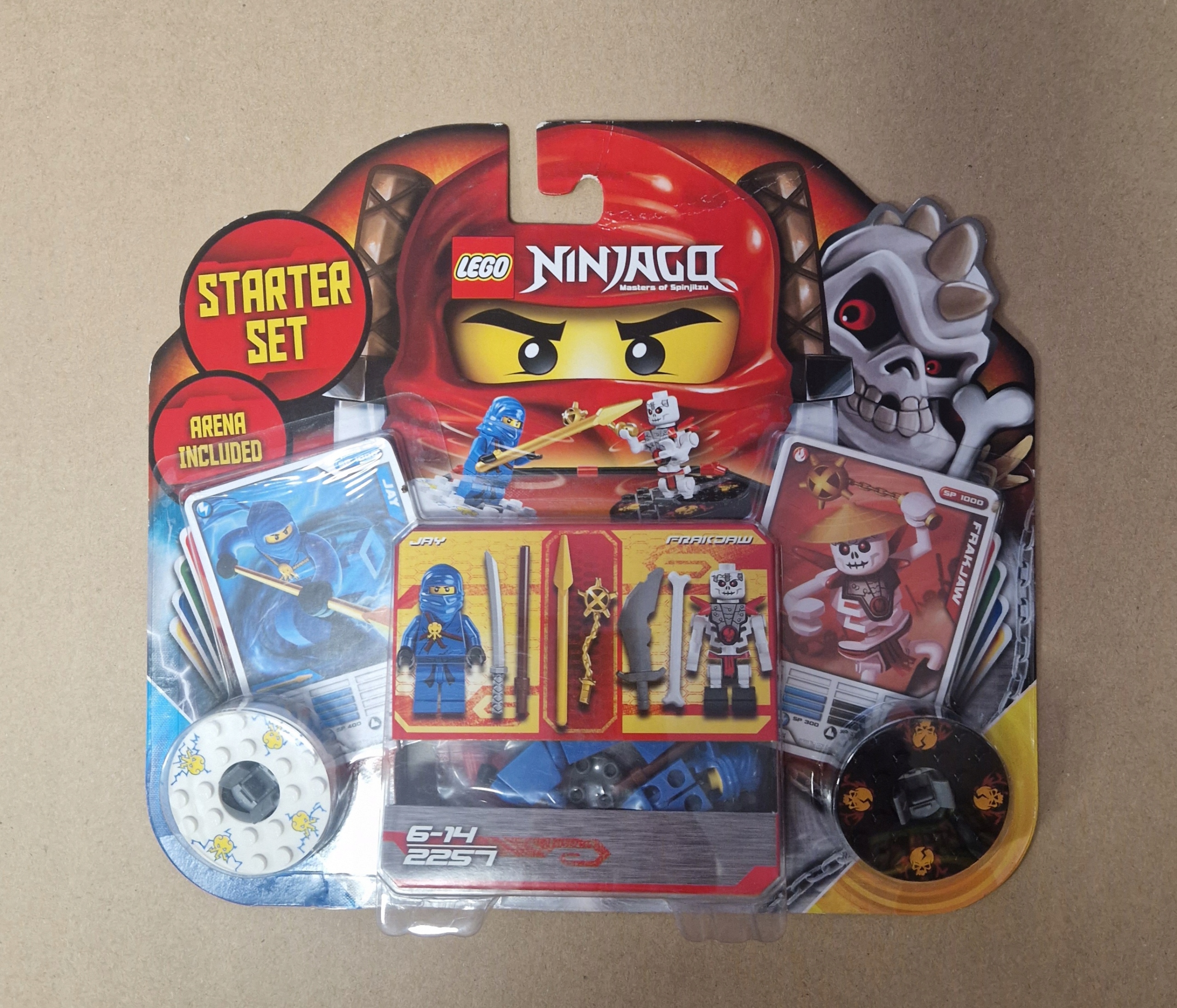 Lego Ninjago Zestaw spinnerów 2257