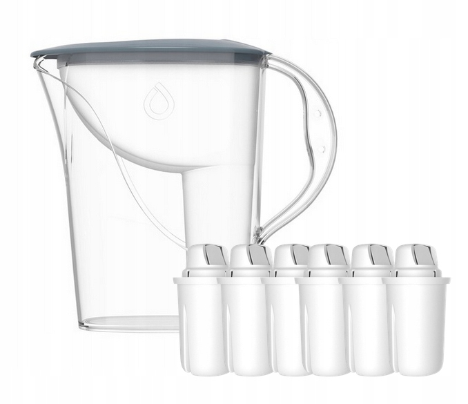 DZBANEK DAFI 2,4L + 6 WKŁAD FILTR CLASSIC STALOWY