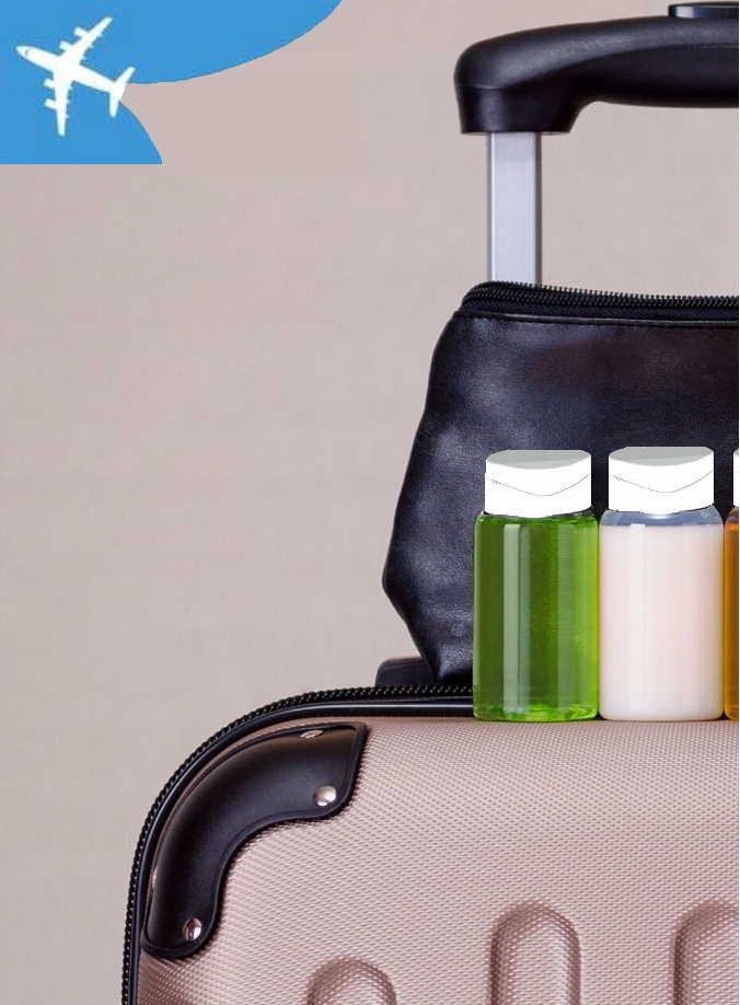 BUTELKA PODRÓŻNA DO SAMOLOTU POJEMNIK NA PŁYNY 20x Marka inna