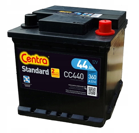 АККУМУЛЯТОРНЫЕ ЦЕНТРЫ СТАНДАРТ 44AH 360A CC440