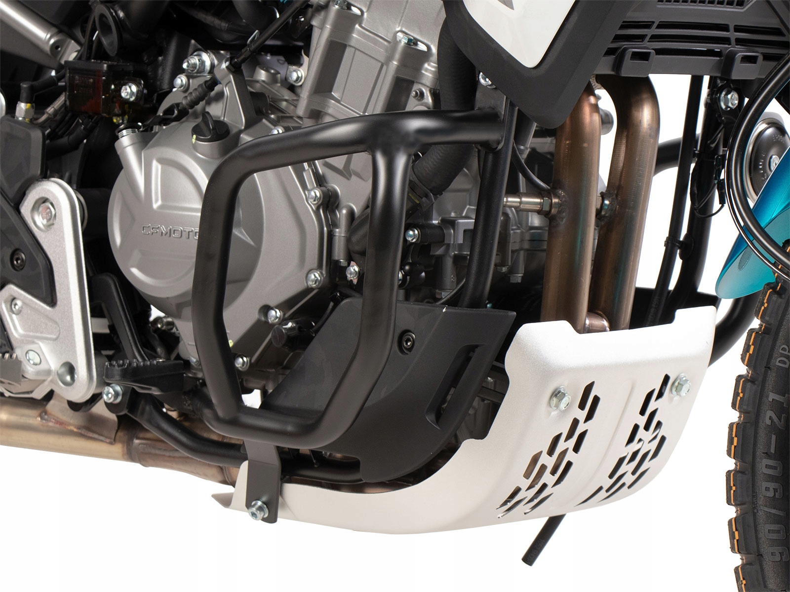 Kryt motora čierny pre Cf Moto 450 Mt (2024-)