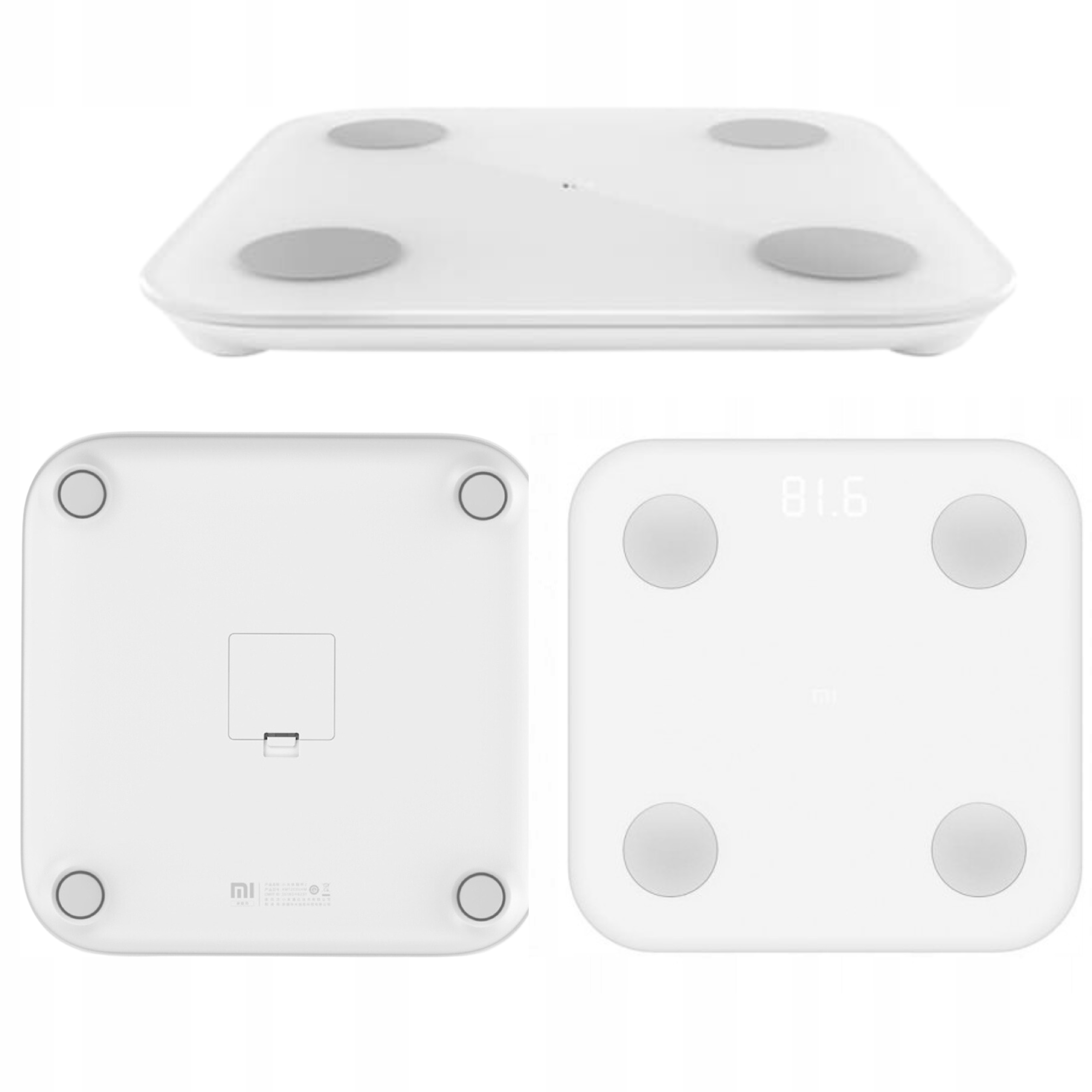 WAGA ŁAZIENKOWA INTELIGENTNA XIAOMI COMPOSITION SCALE - ZAAWANSOWANY MODEL Model INTELIGENTNA WAGA Mi Body Composition Scale 2 BMI
