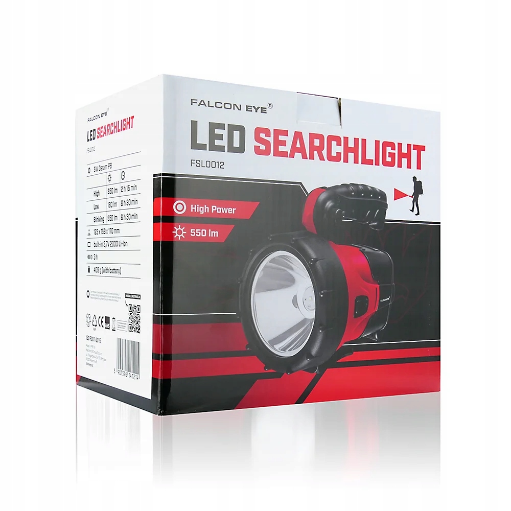 Latarka ładowalna szperacz LED Falcon Eye FSL0012