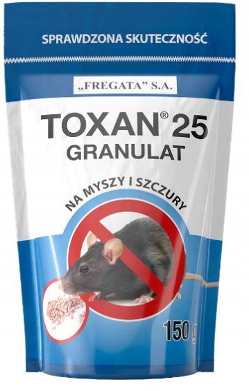 

Toxan Mocna Trutka Na Szczury Myszy Skuteczna 150g