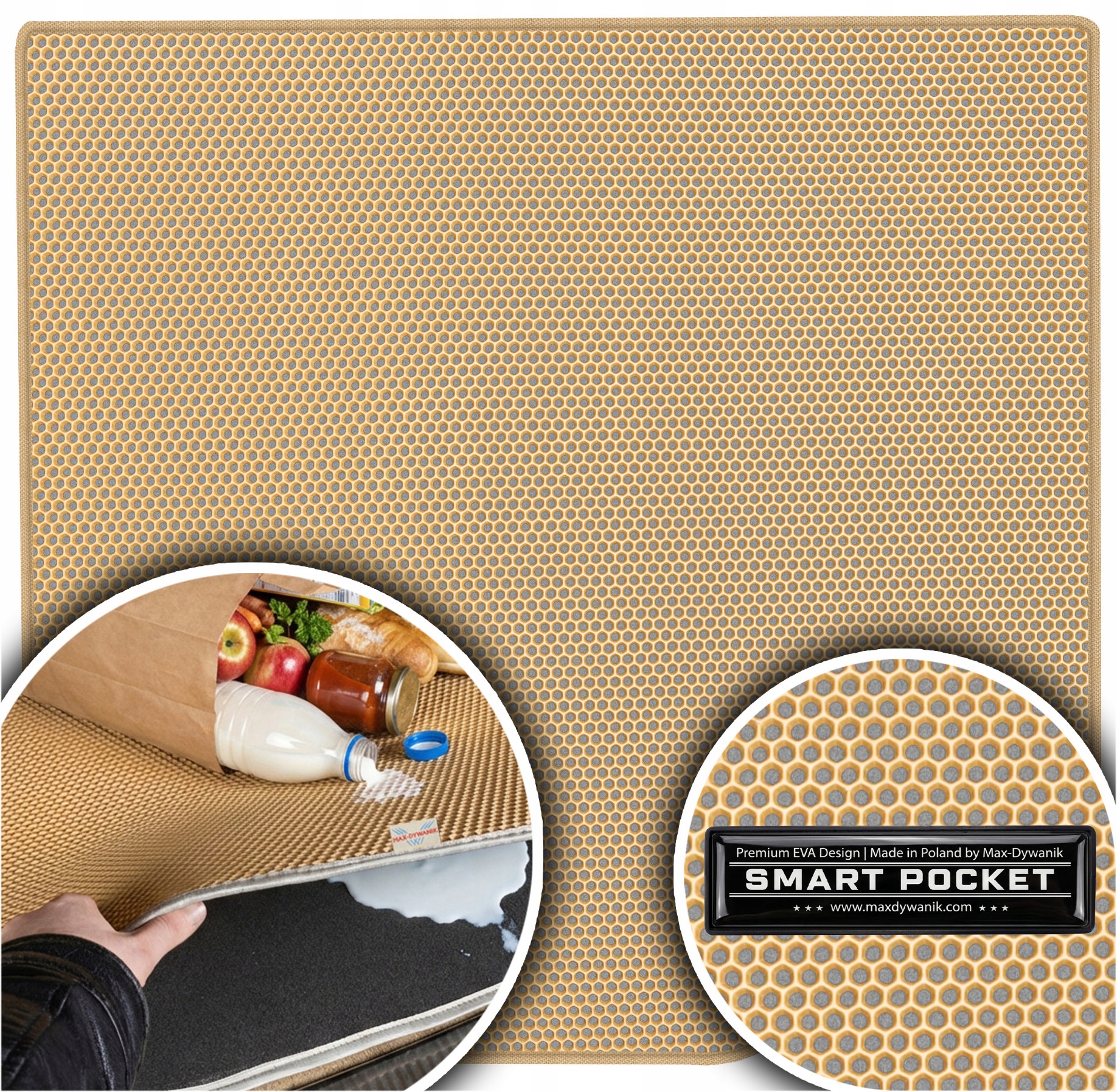 Ford Galaxy II Minivan 5os 06-15 Vložka do batožinového priestoru Eva Smart Pocket Béžová
