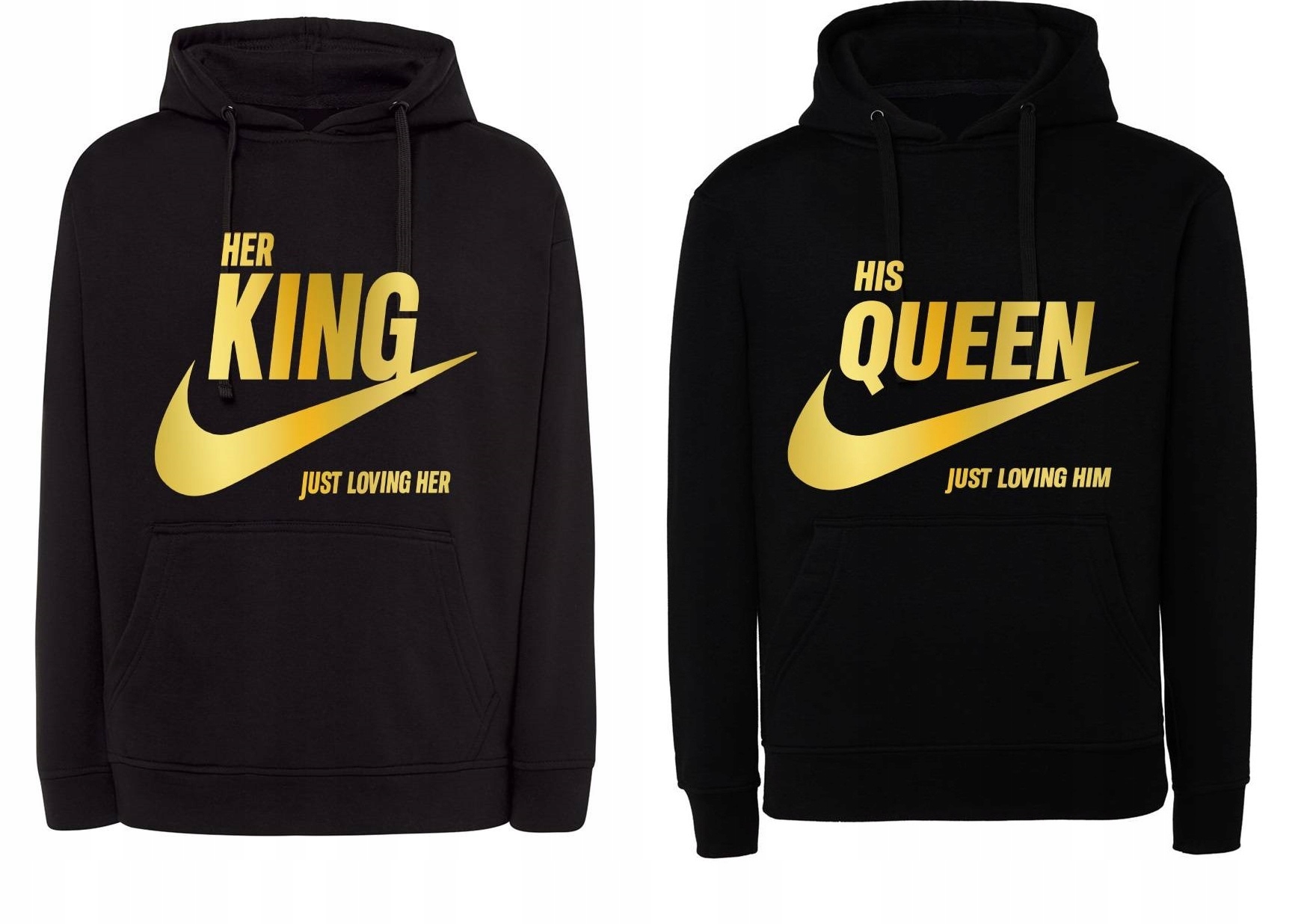 

Zestaw Bluz Dla Par Queen King Walentynki