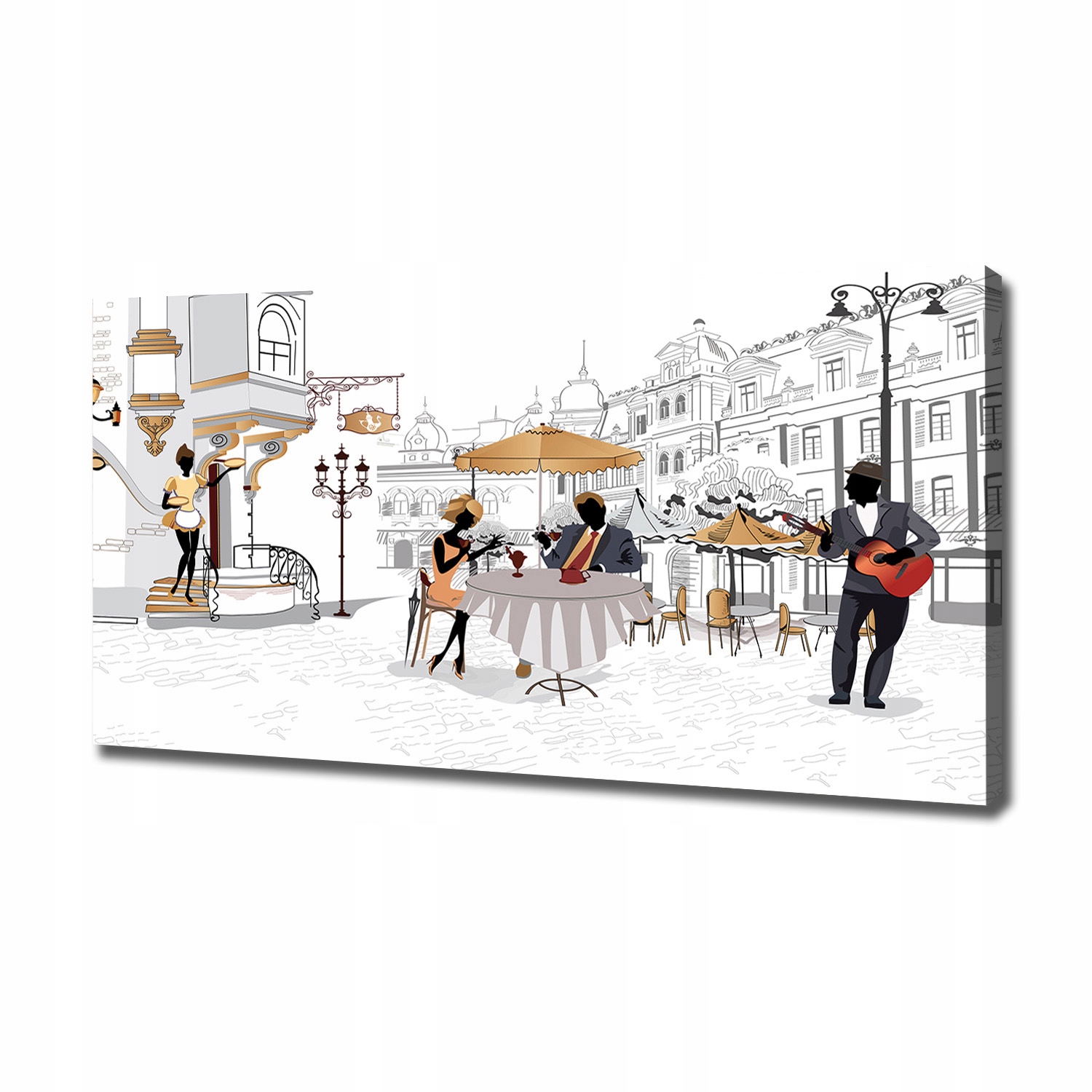 

Foto obraz canvas na ścianę Kawiarnia 120x60 cm