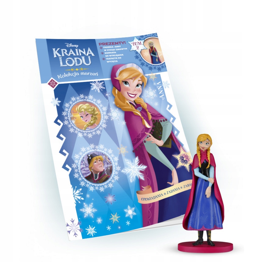 KRAINA LODU ANNA FIGURKA NAKLEJKI TOM 2