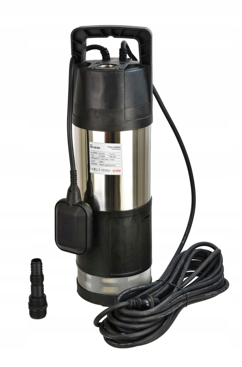 Ponorná Pumpa Na Dažďovú Vodu Automat Dive 1300 Inox S Plovákom 230V Ibo