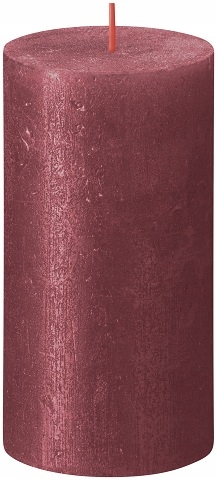 

Bolsius Świeca Rustic Shimmer 130/68 Czerwień
