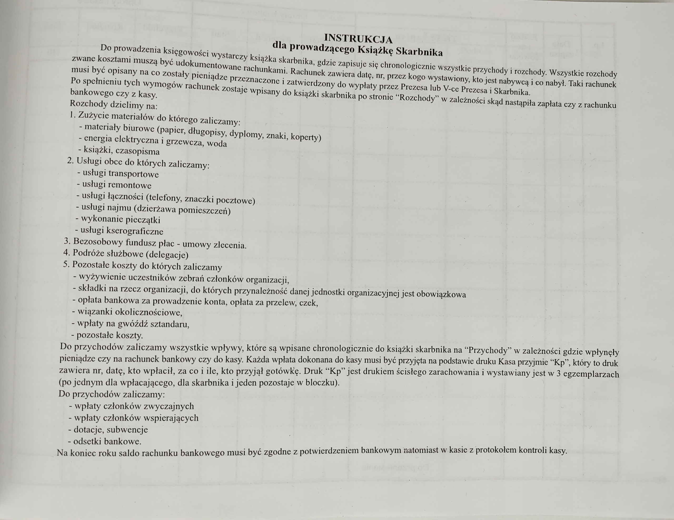 Książka skarbnika OSP Kod producenta OSP01