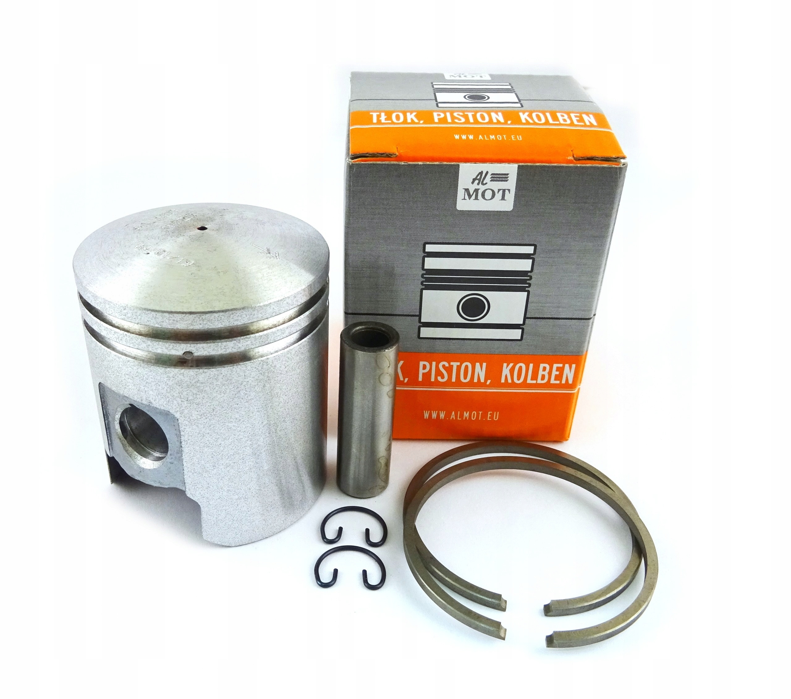 TŁOK WSK 125 AK20 OWALIZOWANY 53.25 MM KOMPLET ALMOT