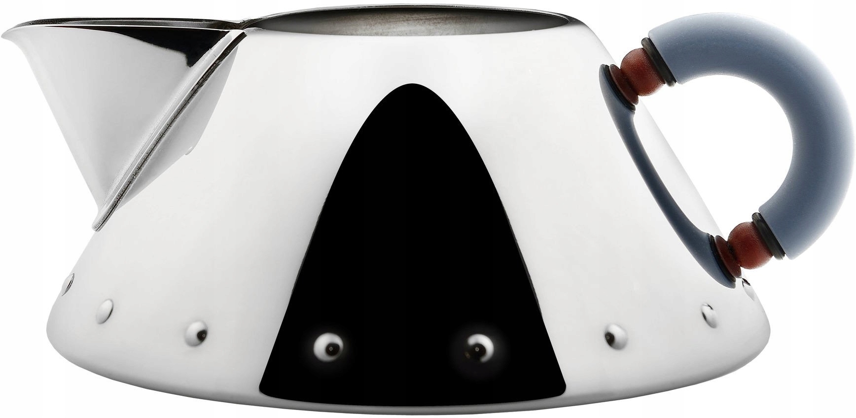 Alessi 9096 Oceľový mliečnik Džbán Modrý úchyt