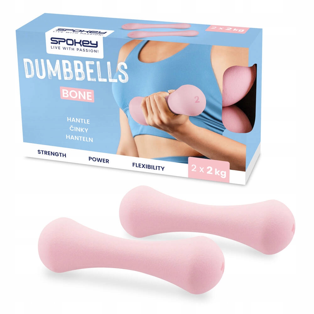 Hantle Hantelki Ciężarki Neoprenowe Do Ćwiczeń Fitness Treningu 2x2 kg