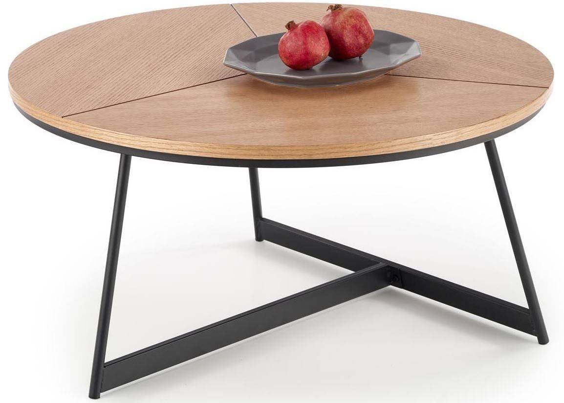 

Stolik kawowy Karida dąb naturalny 80 cm Loft